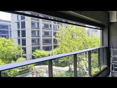 extra-wide zipper roller blind