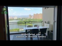Transparent  Zipper Roller Blind